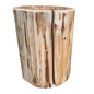 Handcrafted Cedar Stump Plant Stand, Log End Table, Cowboy Stump