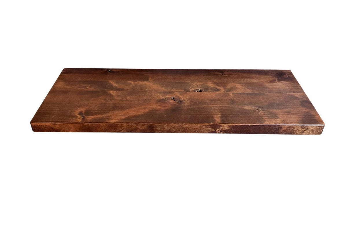 Solid Knotty Alder Table Top, 1-1/2" Thick, USA Made Dining Coffee DIY Wood