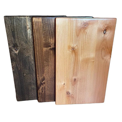Solid Knotty Alder Table Top, 1-1/2" Thick, USA Made Dining Coffee DIY Wood