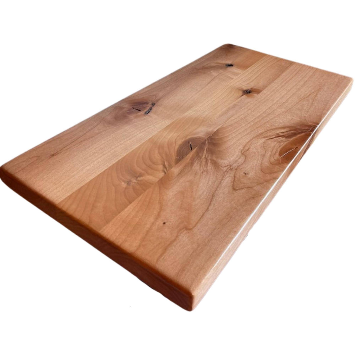 Solid Knotty Alder Table Top, 1-1/2" Thick, USA Made Dining Coffee DIY Wood