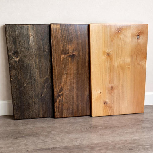 Solid Knotty Alder Wood Tabletop, 1" Thick, USA Made, DIY Furniture Surface
