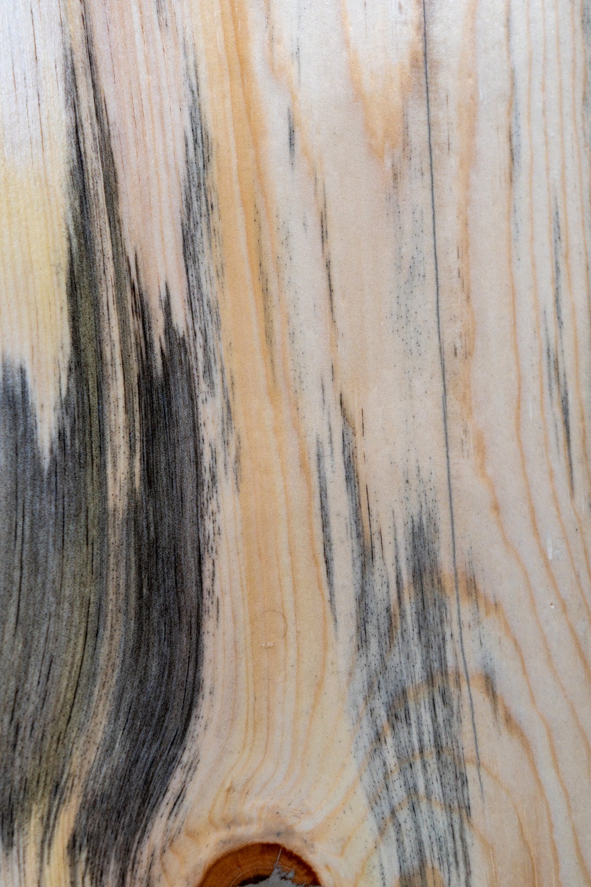 Solid Ponderosa Blue Pine Live Edge Tabletop, Rustic Wood Slab, 1-5/8" Thick, Made USA