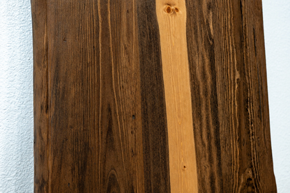 Solid Ponderosa Blue Pine Live Edge Tabletop, Rustic Wood Slab, 1-5/8" Thick, Made USA