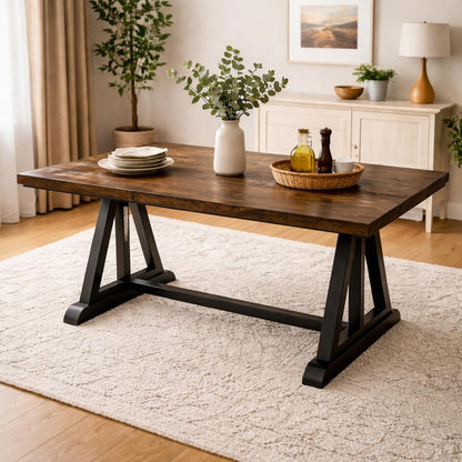 Solid Knotty Alder Wood Tabletop, 1" Thick, USA Made, DIY Furniture Surface