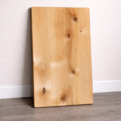 Solid Knotty Alder Wood Tabletop, 1" Thick, USA Made, DIY Furniture Surface
